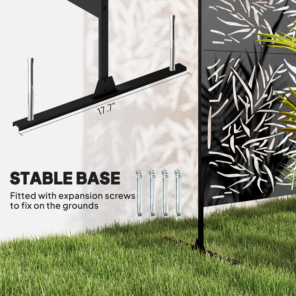 Decorative Privacy Fence Screen Metal Outdoor Climbing Plant Trellis - Additional Product View 6