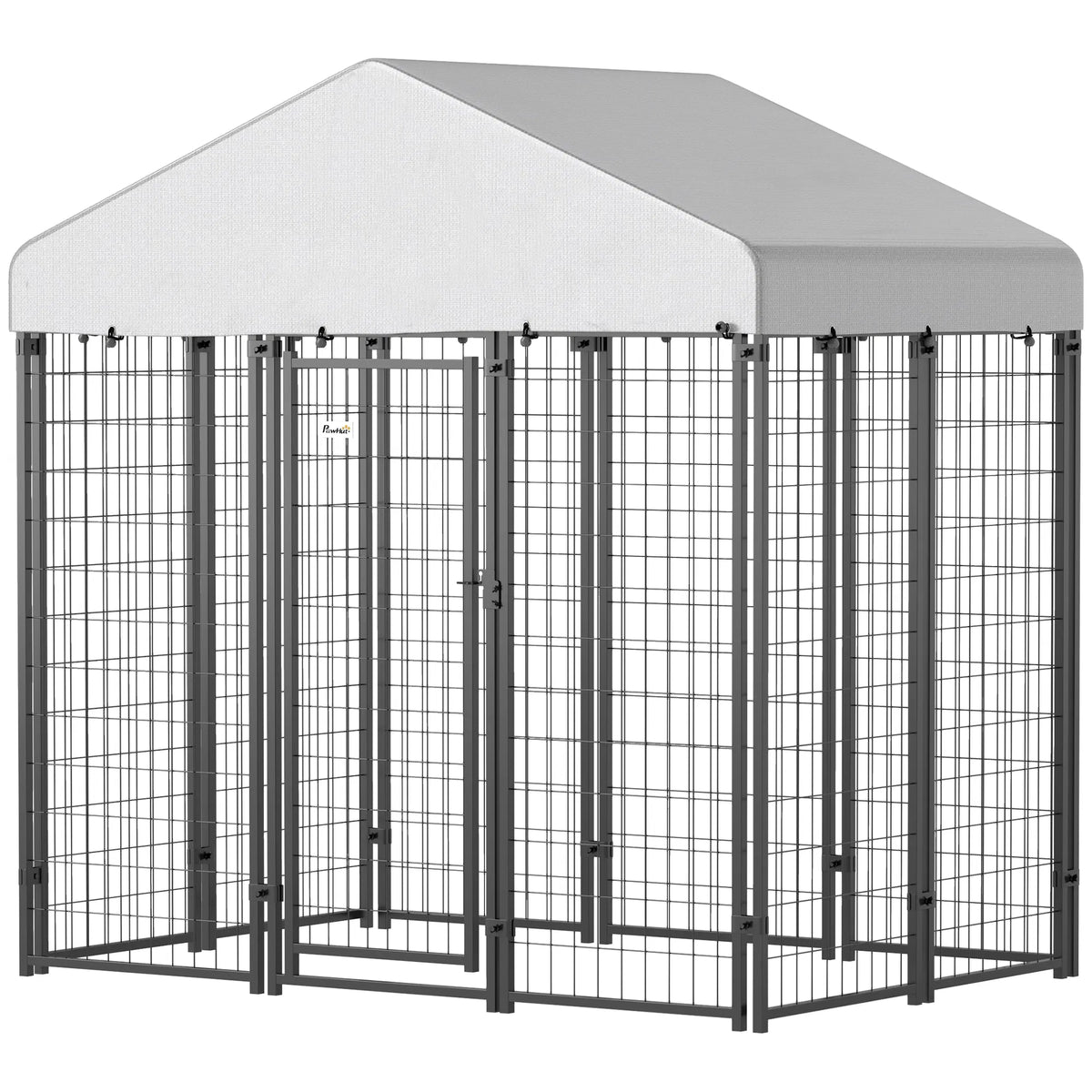 Outdoor Dog Kennel with Waterproof UV Resistant Cover 6 x 4 x 6 ft - Image 3