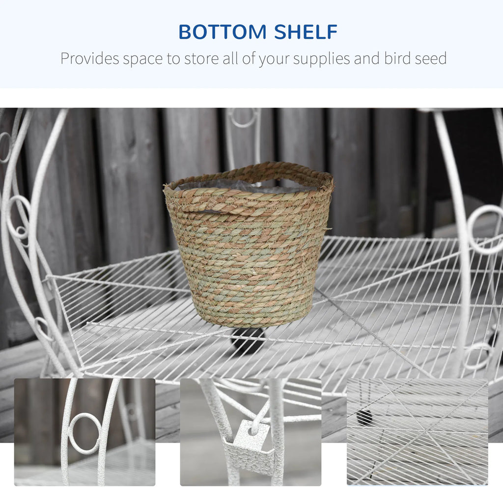 Bird Cage Starter Kit with Detachable Rolling Stand - Image 4