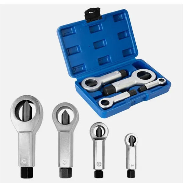 Tools 4pcs Heavy Duty Nut Splitter Set Multifunctional Metal Tool For - Image 3