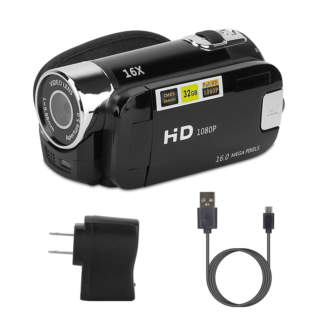HD 1080P Digital Video Camcorder 2.7in 16X Zoom DV Camera 270° Rotation - Image 3