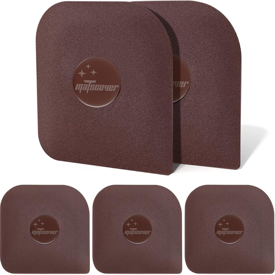 5 Pack Plastic Pan & Dish Scraper Non Scratch Kitchen Cleaning Tool For Cast - Image 2