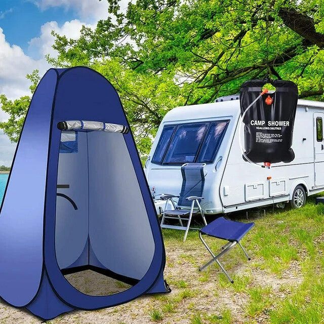 Privacy Shower Tent Portable Outdoor Shower Tent Camp Toilet Rain Shelter