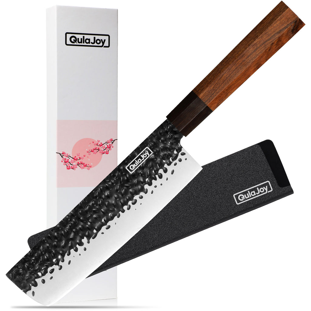 Qulajoy 7 Inch Santoku Knife Professional Japanese Chef Knife Razor Sharp - Image 5
