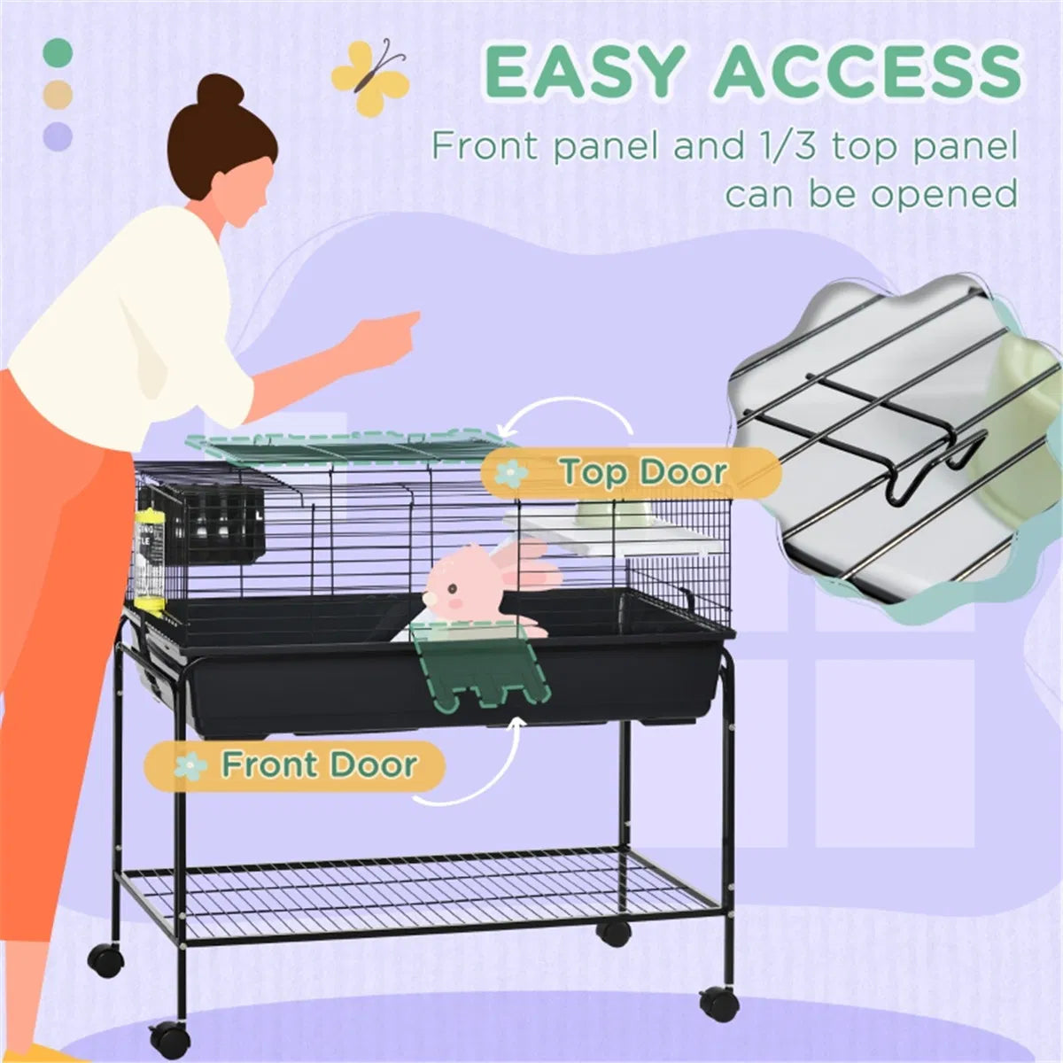 Hamster Cage/small animal cage/Pet cages ( Amazon Shipping)(Prohibited by WalMart) - Image 5