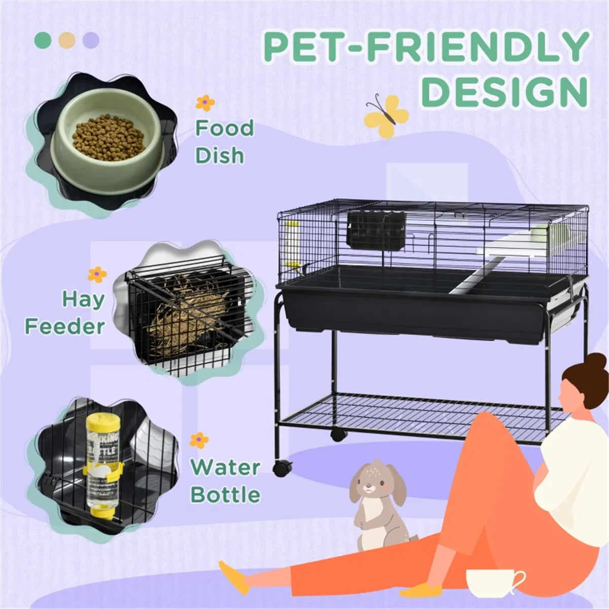 Hamster Cage/small animal cage/Pet cages ( Amazon Shipping)(Prohibited by WalMart) - Image 4