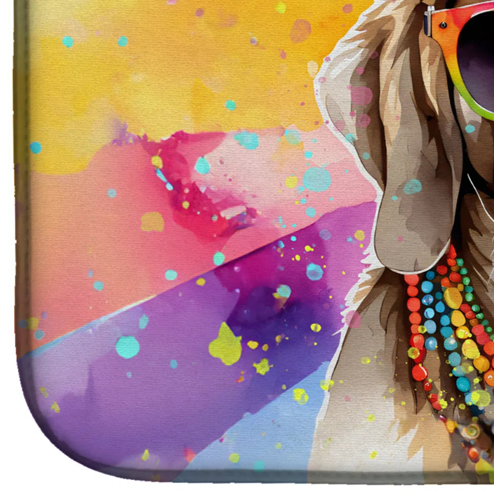 Weimaraner Hippie Dawg Dish Drying Mat Absorbent Dish Drying Mat Pad for - Image 2