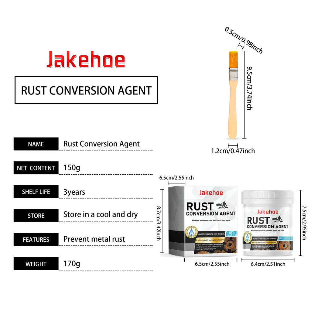 JAKEHOE Metal Rust Converter Paste Kit 1set Kit