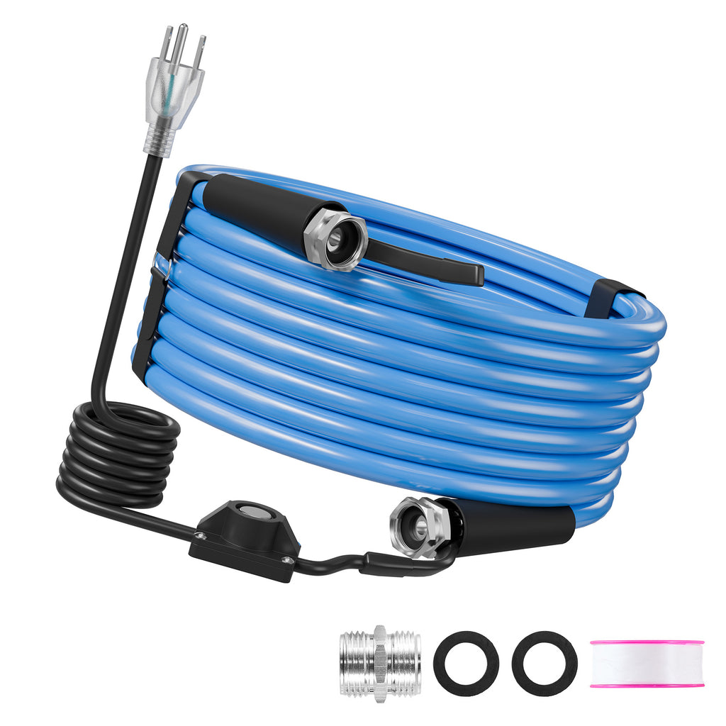 50FT Heated Water Hose For RV Antifreeze To 45°F Drinking Water Hose 1/2" ID - Image 5