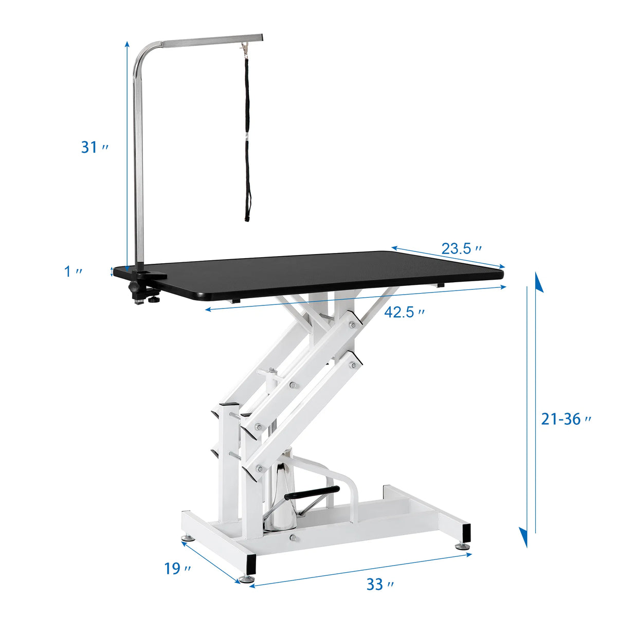 Hydraulic Dog Pet Grooming Table Heavy Duty Big Size Z Lift Pet Grooming Table - Image 2