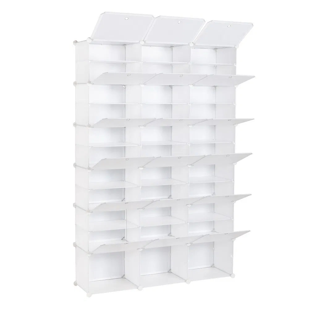 12-tier portable 72 pair shoe packaging and components