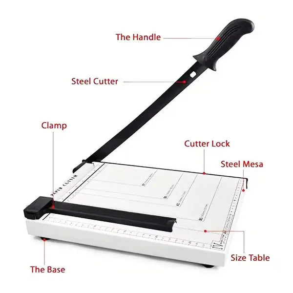 Safe Paper Cutter Slid Proof Paper Trimmer Versatile Paper Cutter Stable Paper - Image 4