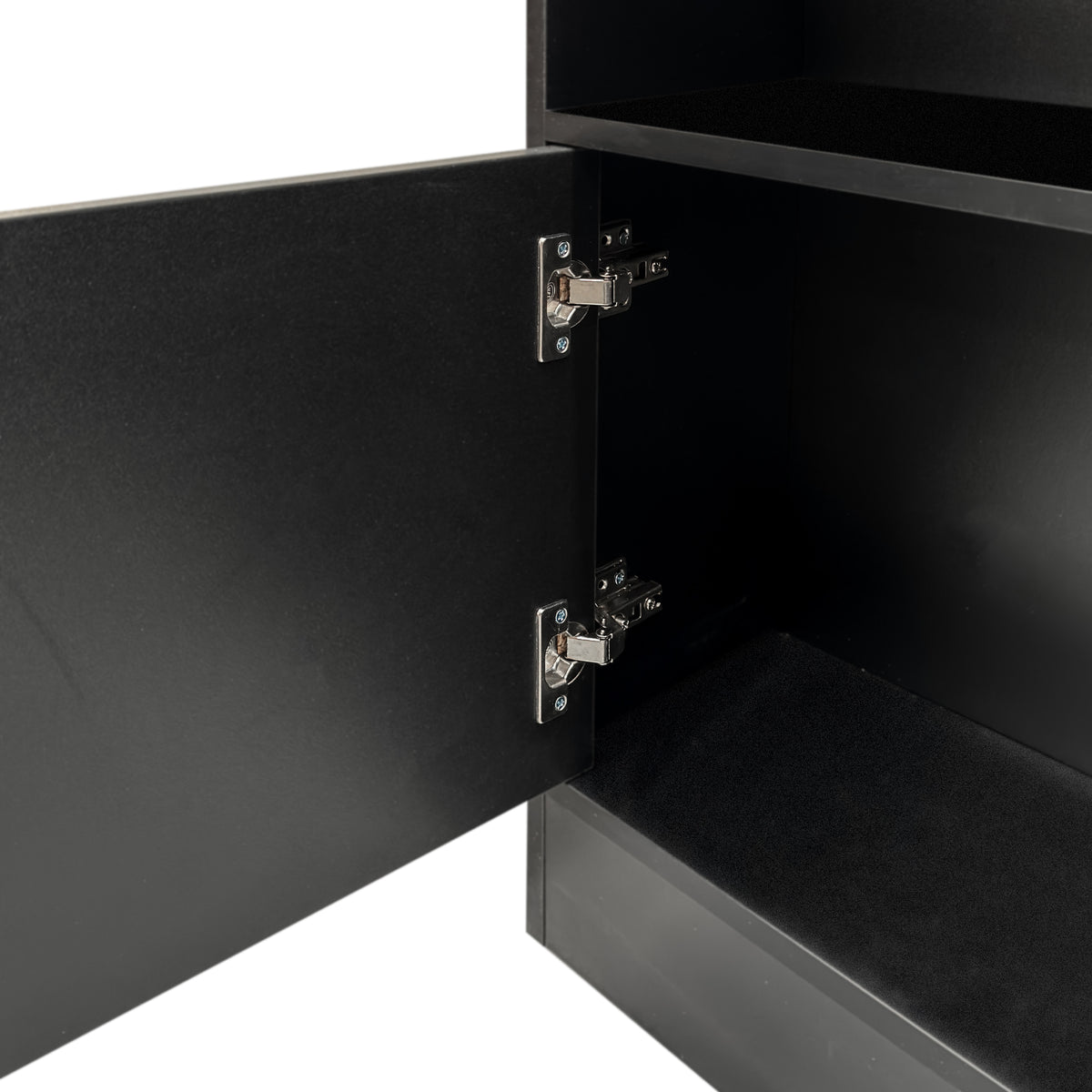 70.87-Inch Tall Bookshelf with 10 Cubes and 3 Doors