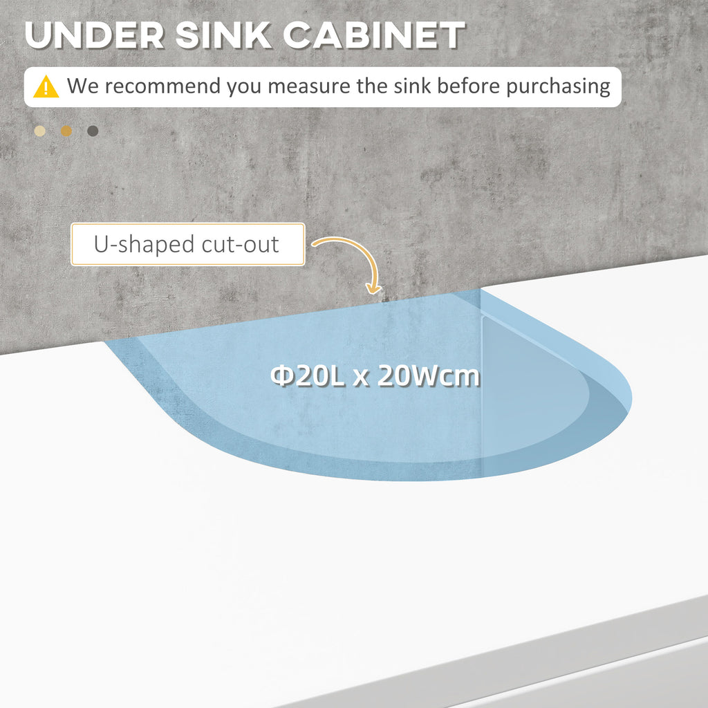 Pedestal Sink Storage Cabinet Bathroom Under With Doors And Open Shelf Vanity - Additional Product View 6