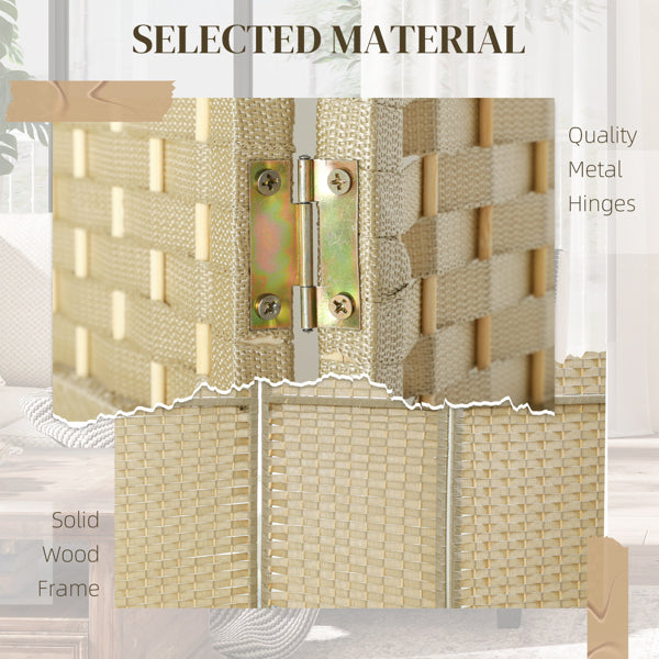 Four-Panel Privacy Room Divider