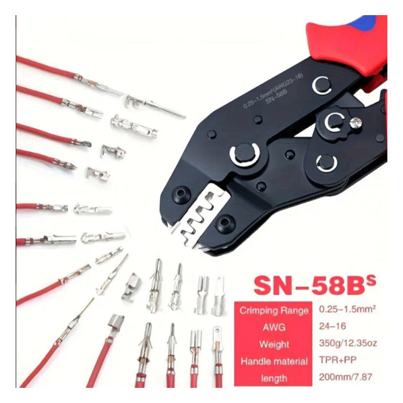 SN 58B Automotive Plug in Crimping Pliers With Multiple Jaws Are Suitable For - Image 4