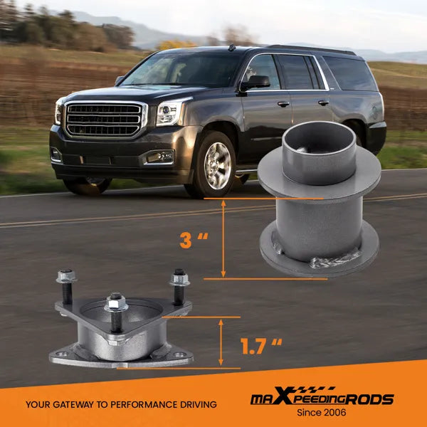 Front 3" Rear 3" Lift Kit for GMC Yukon XL Chevy Tahoe Suburban 1500 2007 2020 - Image 2