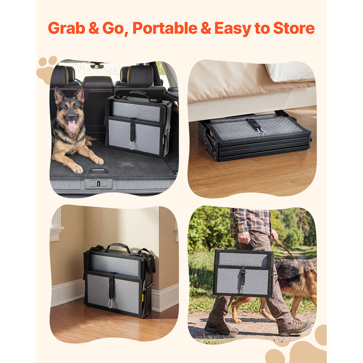 dog stairs for car steps packaging and components
