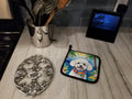 Bichon Frise Luau Pair of Pot Holders Kitchen Heat Resistant Pot Holders Sets