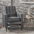 Fabric Recliner Chair Mid Century Modern Recliner Pushback Single Recliner Sofa