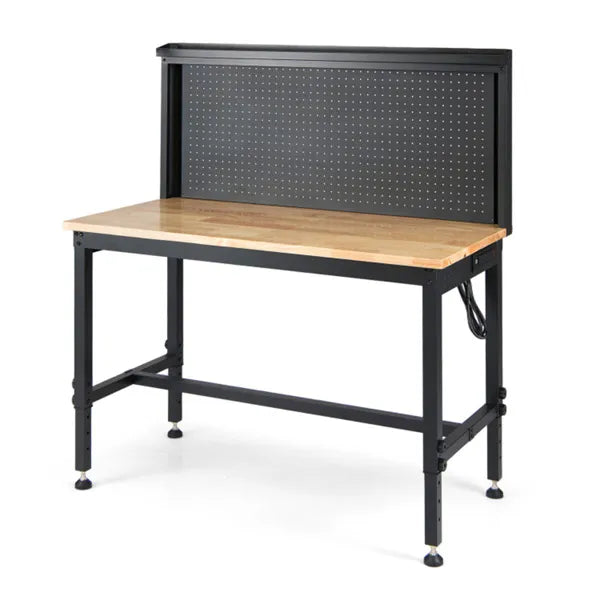 48in heavy-duty garage workbench with hardwood top product view 4