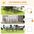 Dog Pen with Gate 12 Panels Puppy Playpen Dog Fence 39"H