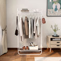 Garment Rack Freestanding Heavy Duty Clothing Rack Metal Rolling Clothes Rack