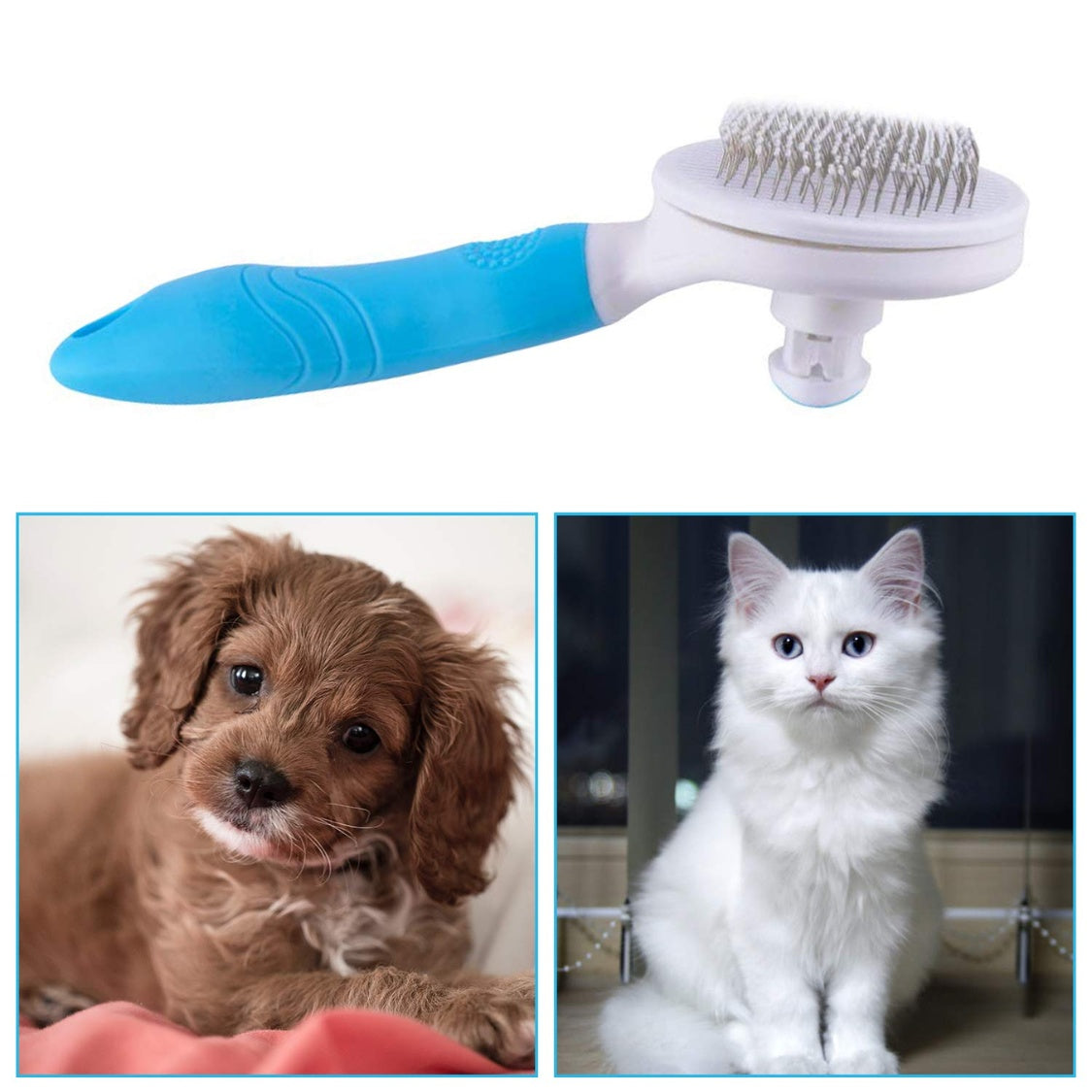 self cleaning slicker brush cat dimensions and features