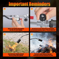 Heavy Duty Weed Torch with Piezo Ignition 180 000 BTU Propane Torch Compatible