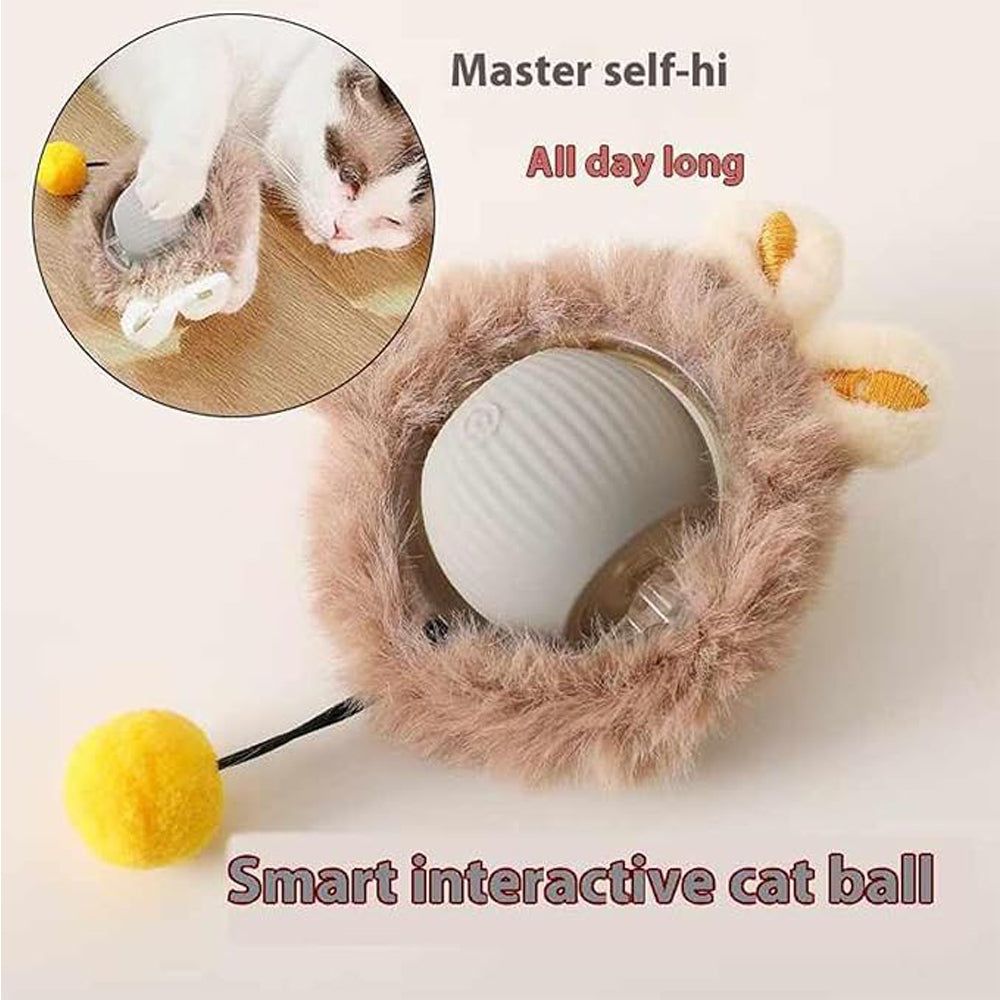 Electric Dog Cat Ball Toy Indoor Large And Small Cat Dog Interactive - Image 2
