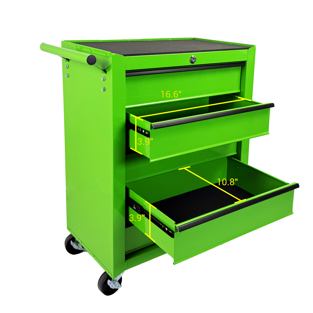 Rolling Metal Tool Chest with 5 Drawers 20" 5 Drawer Tool Chest Cabinet with