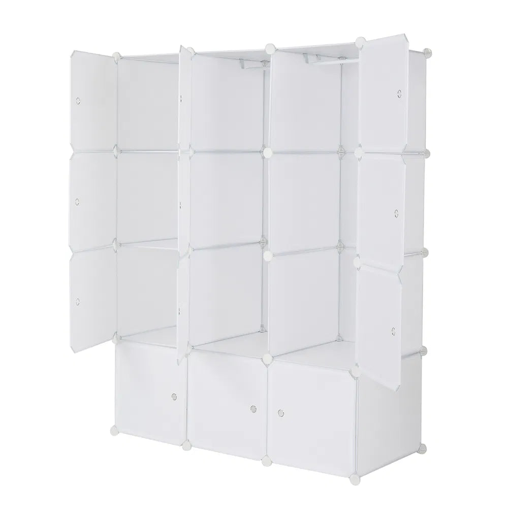 12 cube organizer stackable plastic product angle 8