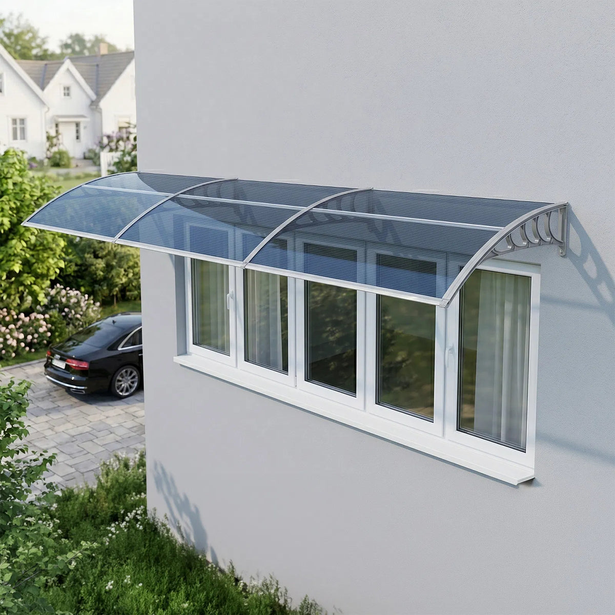 Awning for Door Entrance Window 38x120 Inch Window Canopy Exterior UV Rain - Image 5