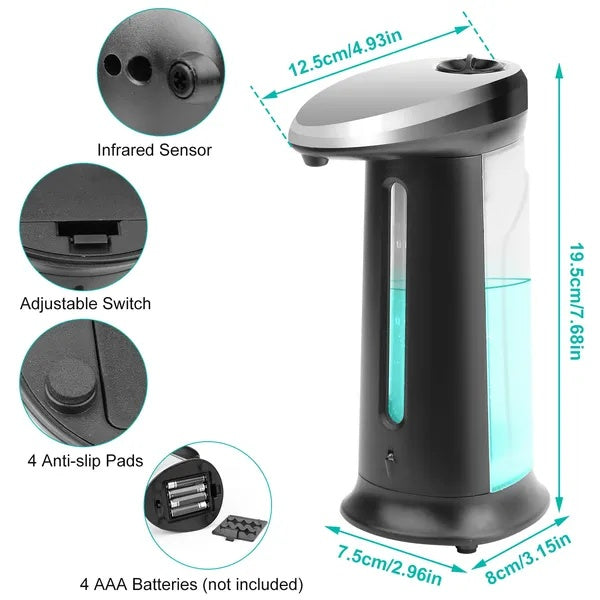 automatic soap dispenser 16 9oz detail and structure