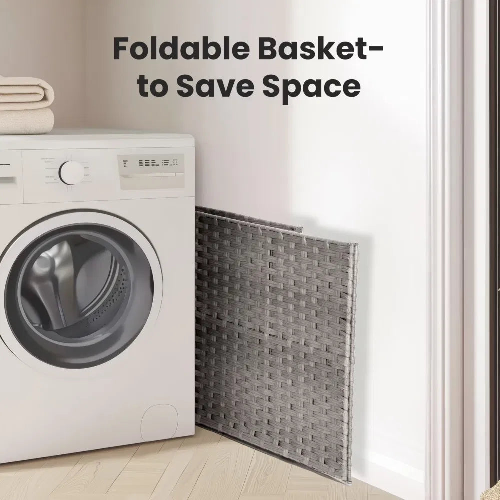 Laundry Hamper No Installation Required With Removable Liner 90 Liter Hand - Image 6