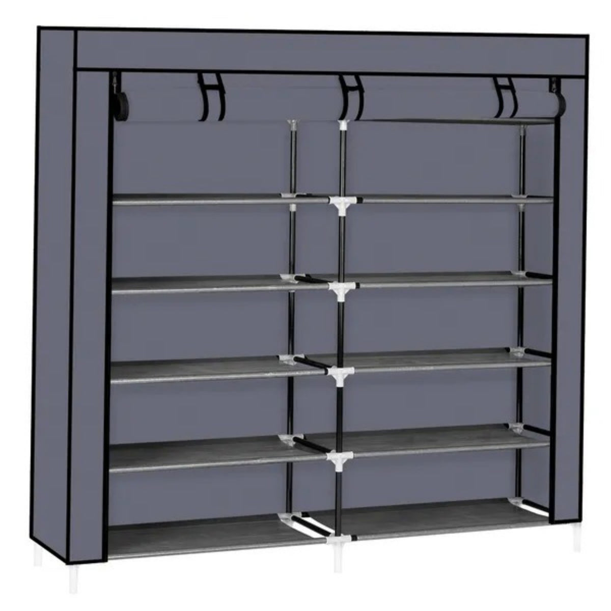 tiers portable shoe rack closet detail and structure