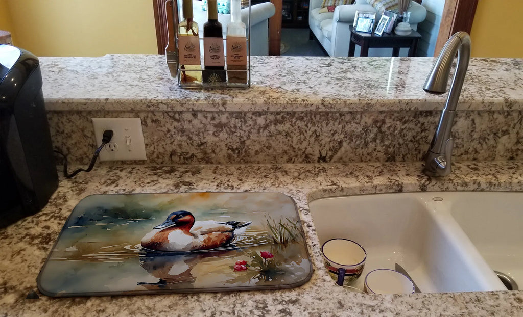 Canvasback Dish Drying Mat Absorbent Dish Drying Mat Pad for Kitchen Counter - Image 3