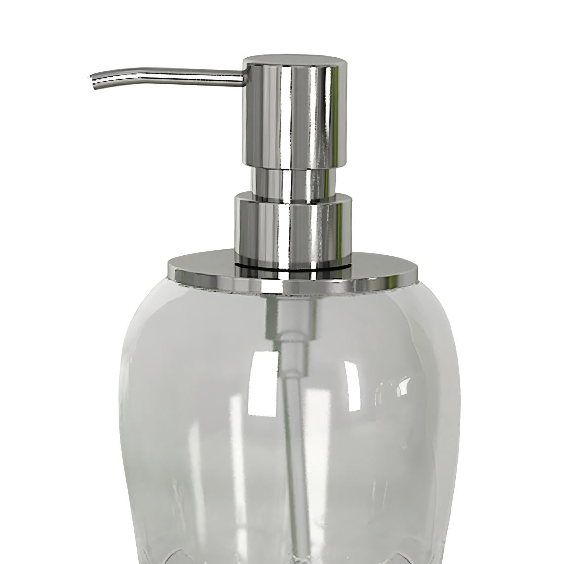 Glass Liquid Soap Dispenser Pump Bottle Bathroom Vanity Kitchen Sink Holds - Image 2