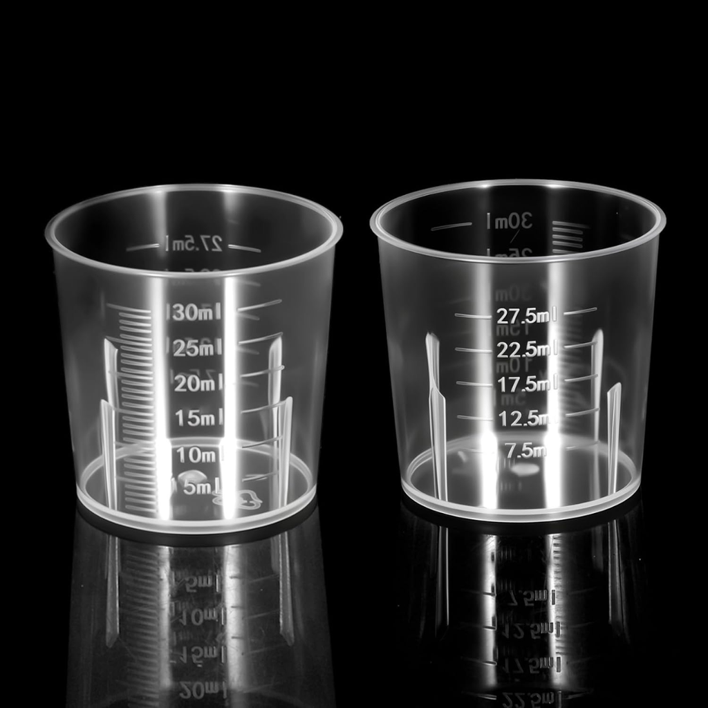 Mini Liquid Measuring Cups Graduated Beakers For Precise Measuring & Mixing - Image 5