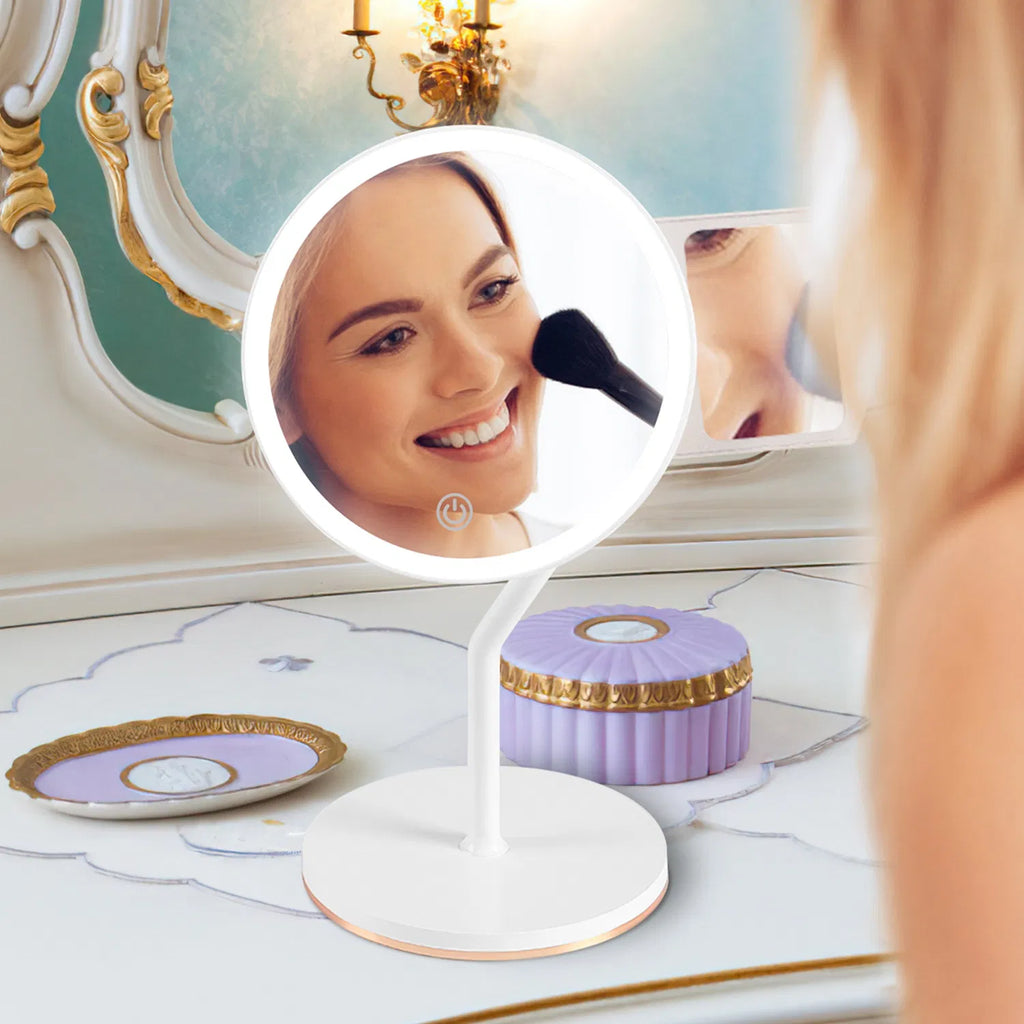 7.48In 5X Magnifying Lighted Makeup Mirror Dimmable Magnification Mirror With - Image 5