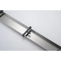 36 Inch Linear Shower Drain with 2 in 1 Flat & Tile Add Removable Cover 304