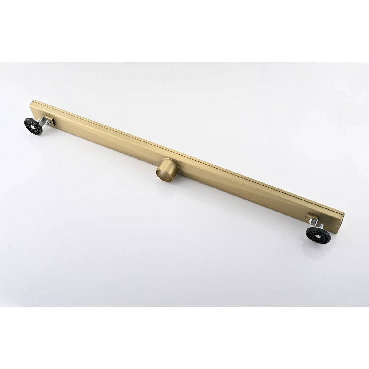 28 Inch Linear Shower Drain with Removable Square Patterned Grate 304 - Image 3