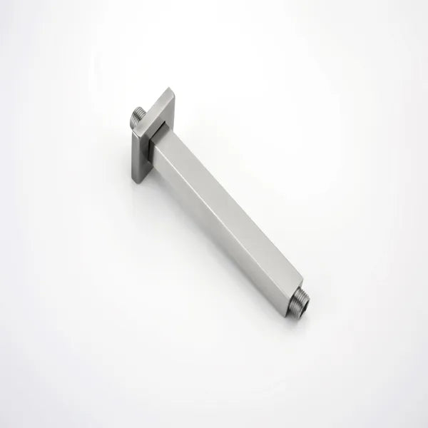 Shower Arm With Flange 1/2 NPT Tapered Threads Rain Shower Head Arm Ceiling - Image 3