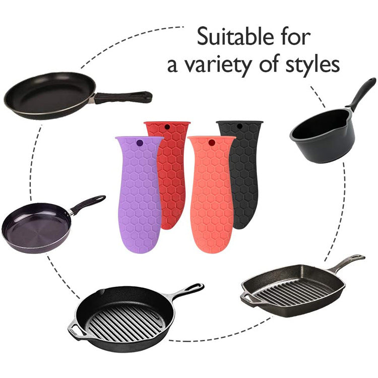 set of 3pcs silicone handle detail and structure