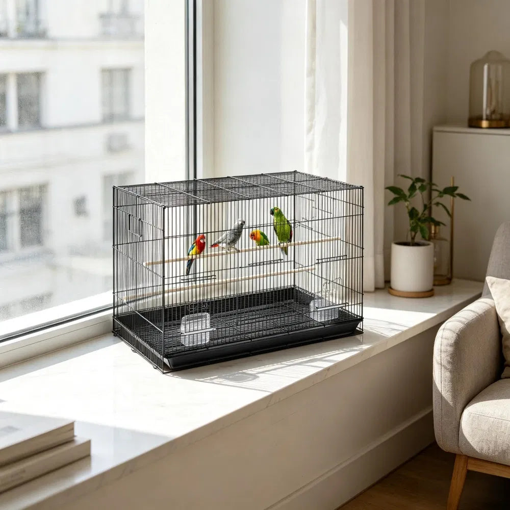 Bird Cage with Easy to Clean - Image 5