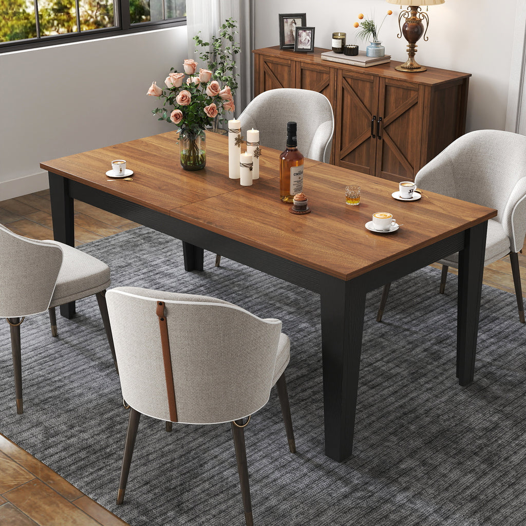 106-Inch Extendable Walnut Dining Table