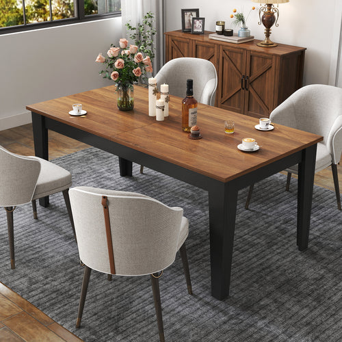 106-Inch Extendable Walnut Dining Table