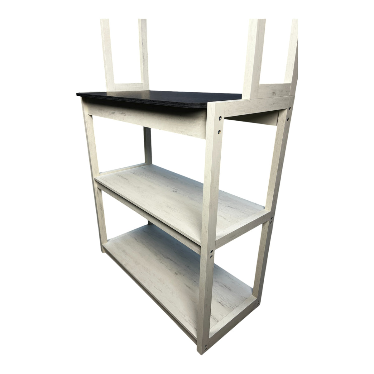 Level Packer Rack For Kitchen Cabinets Coffee Bars Shelves Microwave Racks - In-Use and Feature Display