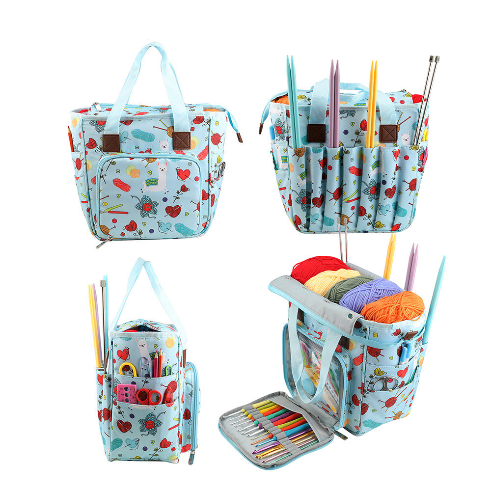 yarn organizer crochet tool storage detail and structure