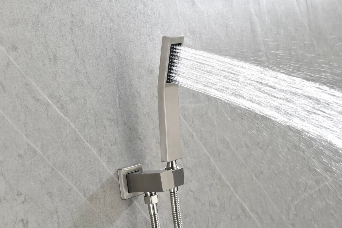 Handheld Shower Head with 59 inch Shower Hose and Adjustable Shower Bracket